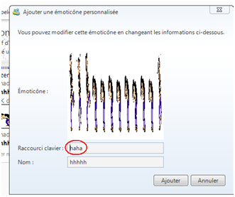 Ajouter un émoticon envoyé par un ami sur MSN
