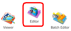 Bouton Editor de Photoscap