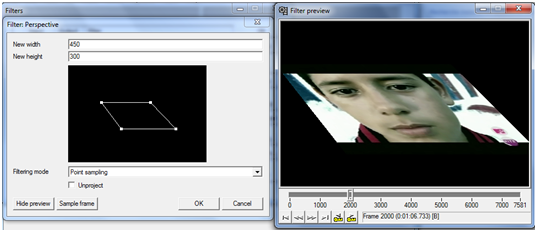 Ajouter une perspective géométrique à une vidéo avec Virtualdub