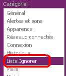 Comment bloquer un contact sur Yahoo Messenger ?