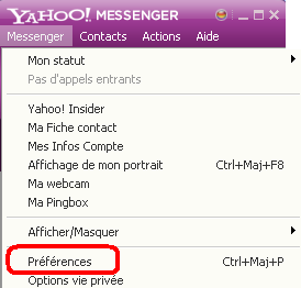 Changer le thème de Yahoo Messenger 