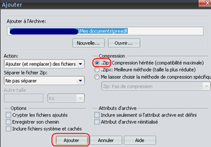 Comment compresser un ficher avec winzip