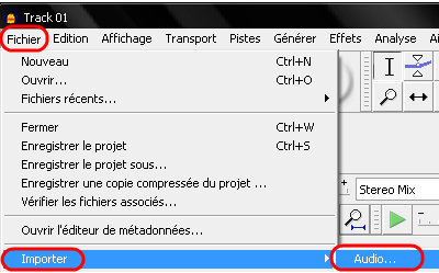 Convertir un fichier mono en stéréo avec Audacity