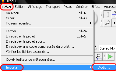 Convertir un fichier stéréo en mono avec Audacity