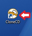 Icone d'ouverture de CloneCD