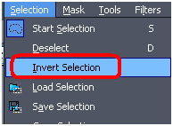 Bouton Invert Selection Photo-Brush