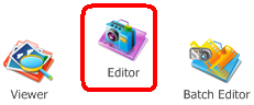 Bouton Editor de Photoscap