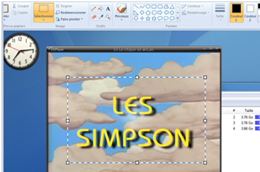 découper une image d’une capture d’écran avec Paint