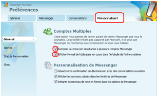 Ouvrir deux comptes MSN en même temps