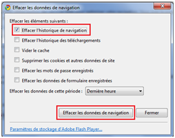 Supprimer l’historique de google chrome