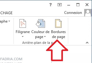 Bordure de page Word