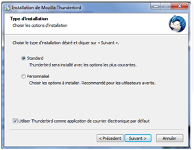 Installer Mozilla Thunderbird