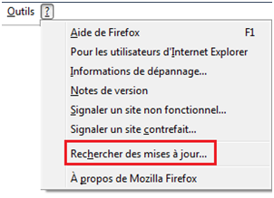 Mettre à jour Mozilla Firefox