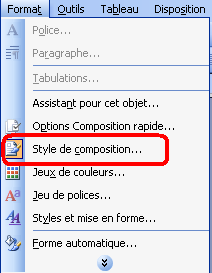 Modifier le style d’un document sur Publisher