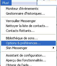 Protéger mes préférences MSN plus  par un mot de passe