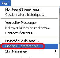 Supprimer un contact flottant de MSN plus du bureau