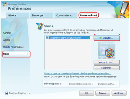 Comment changer le thème des fenêtres MSN