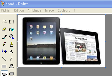 Image ouverte avec Paint