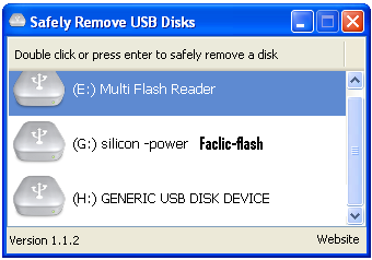 Logiciel pour désactiver le flash-disc