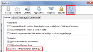 Vérifier l’orthographe avec Firefox