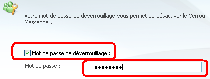 Comment Verrouiller MSN par un mot de passe