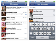 Facebook Messenger disponible dans les différents Apstore