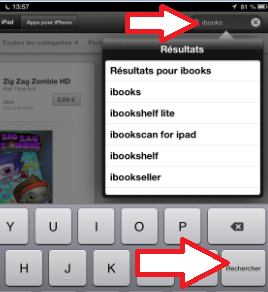 Recherche App Store