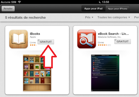 Installer iBooks App Store