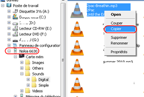 Transférer des fichiers entre téléphone nokia et ordinateur