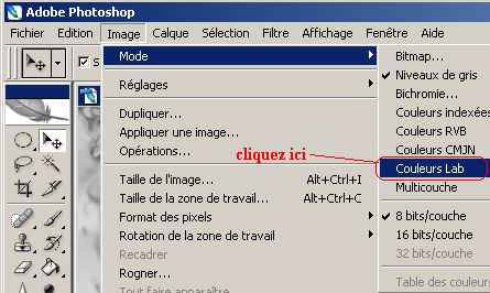Couleurs Lab avec Photoshop