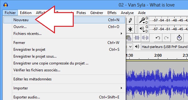 Ouvrir un fichier MP3 sur Audacity