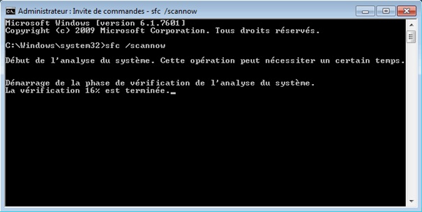 Réparer Windows Avec l'invite de commandes