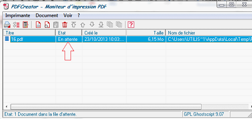 Pdf en attente