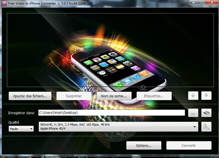Free Vidéo to iPhone Converter