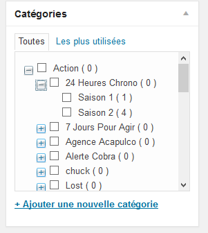 Nombre d'article devant chaque catégorie WordPress