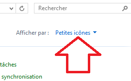 Affichage par petites icônes