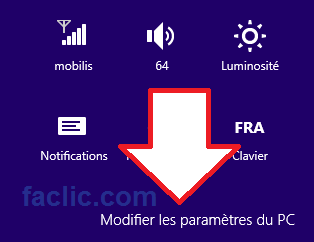Modifier les paramètres du PC