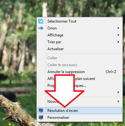 Résolution d'écran