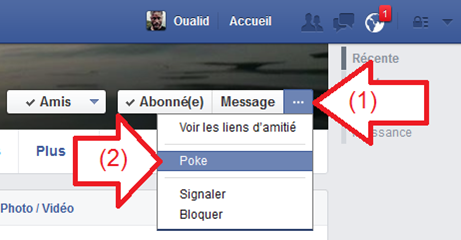 Poke Facebook