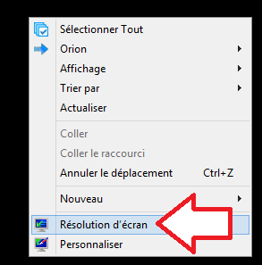 Résolution d'écran