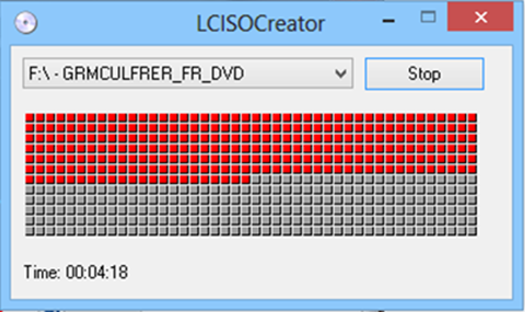 LC ISO Creator, création d'image