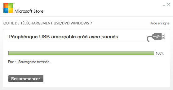 Création d'une version boot Windows 7