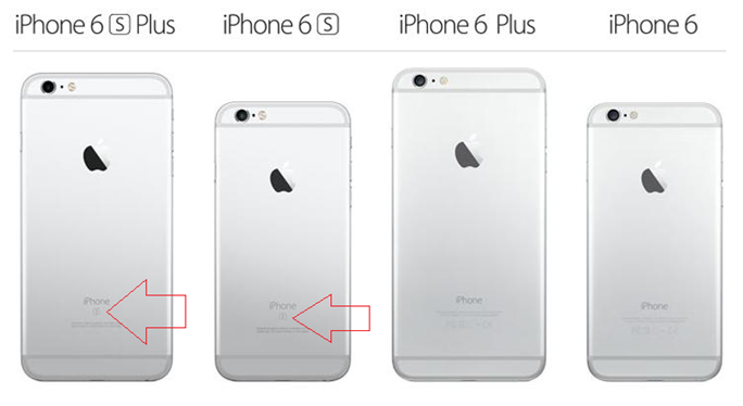 Connaitre un iPhone 6S d'iPhone 6