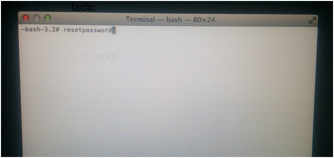 Instruction Mac pour changer le mot de passe d'utilisateur