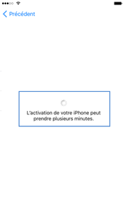 Activation en ligne d'iPhone