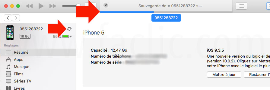 Sauvegarder un iPhone ou iPad